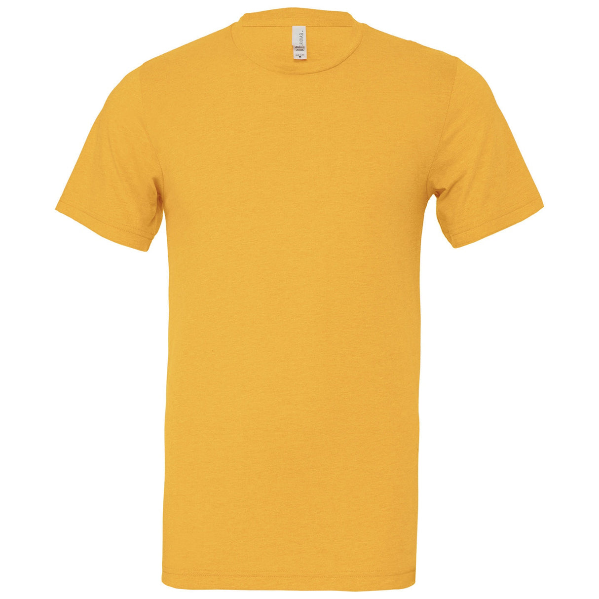 Bella Canvas Unisex Heather Cvc Short Sleeve T-Shirt - Heather Yellow Gold