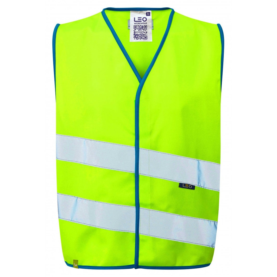 Leo Workwear NEONSTARS Leo EcoViz Childrens Waistcoat (EN 17353)