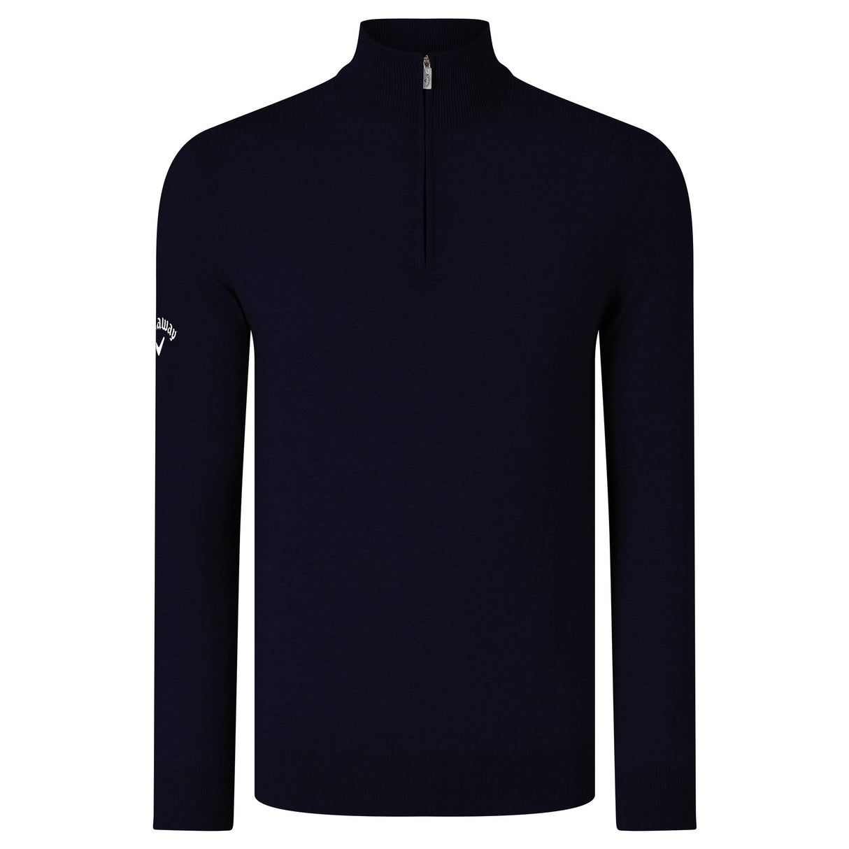 Callaway Ribbed ¼ Zip Merino Sweater