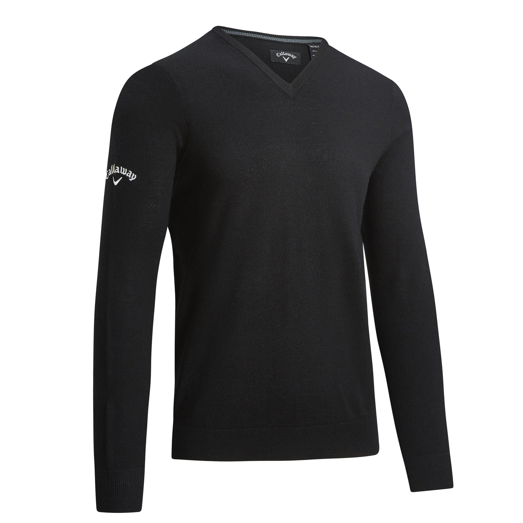 Callaway Ribbed V-Neck Merino Sweater