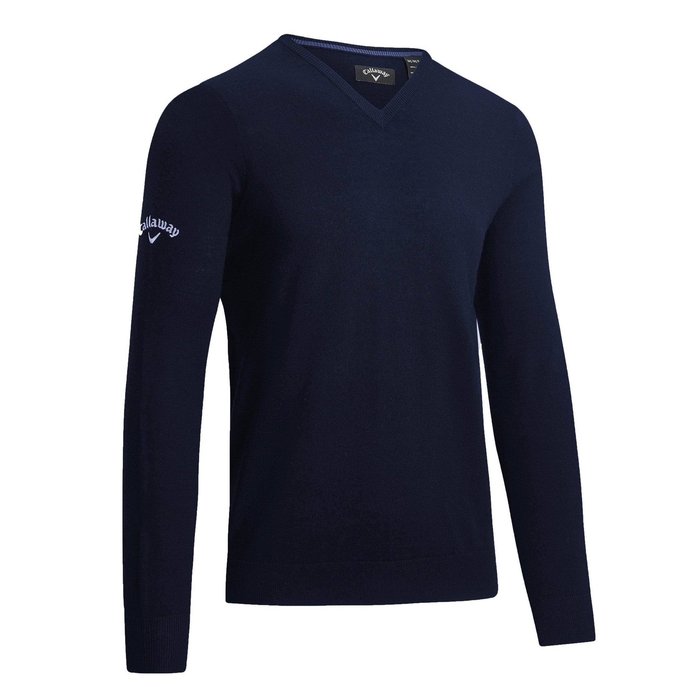 Callaway Ribbed V-Neck Merino Sweater