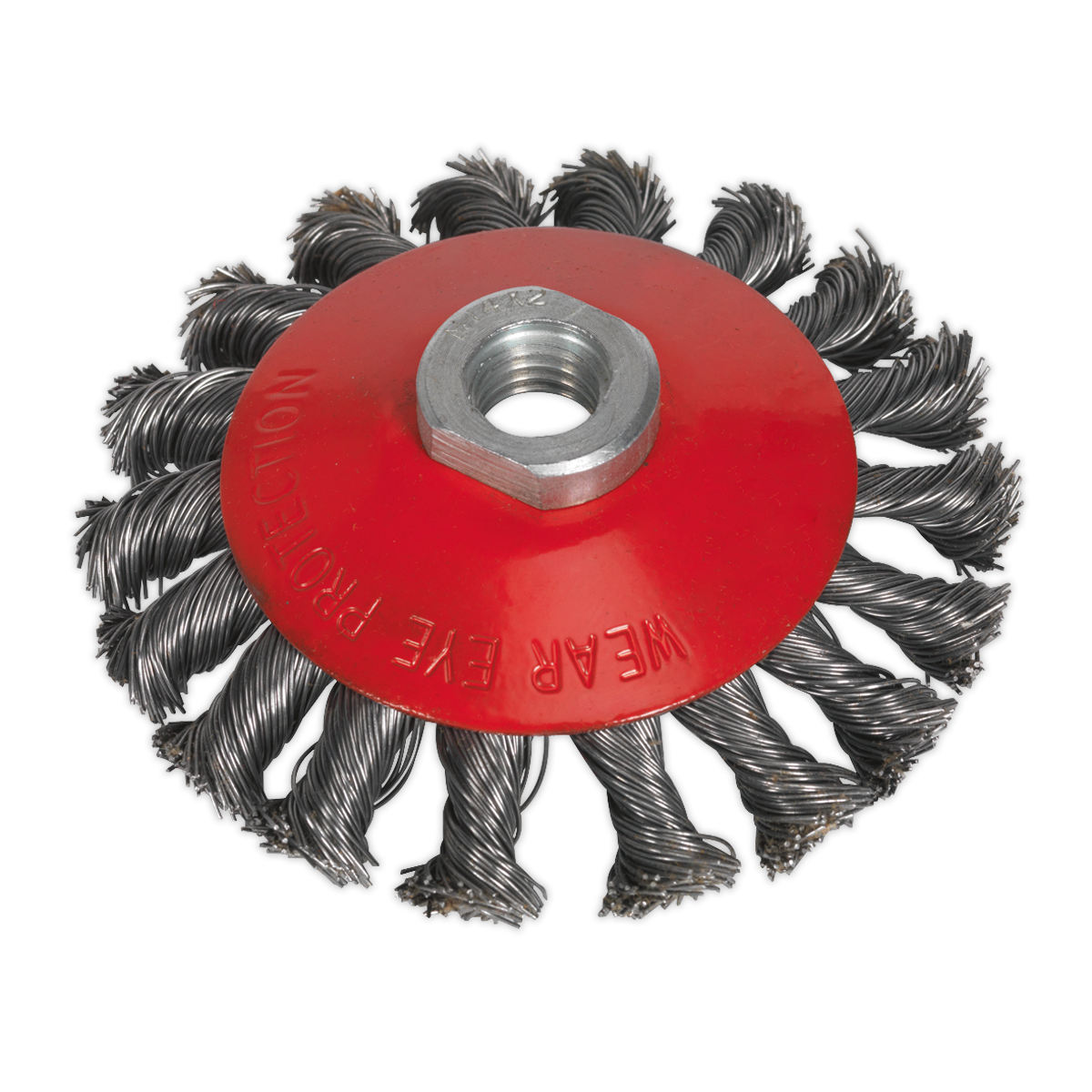 Sealey Conical Wire Brush Ø100mm M14 x 2mm