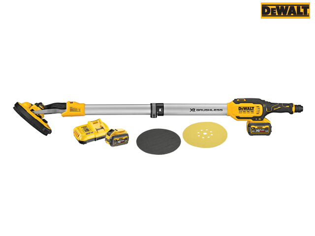 DEWALT DCE800T2 XR Telescopic Drywall Sander 18V 1 x 6.0/2.0Ah FlexVolt Li-ion