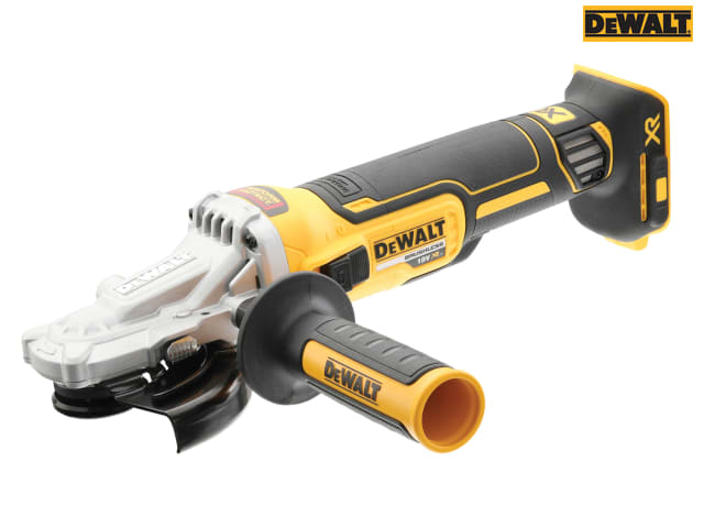 DEWALT DCG405FN XR Brushless Flat Head Grinder 125mm 18V Bare Unit
