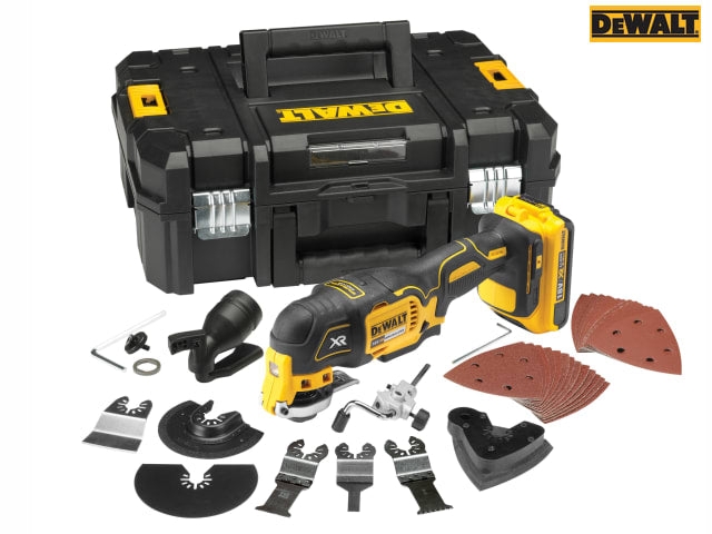 DEWALT DCS355D1 XR Brushless Oscillating Multi-Tool 18V 1 x 2.0Ah Li-ion