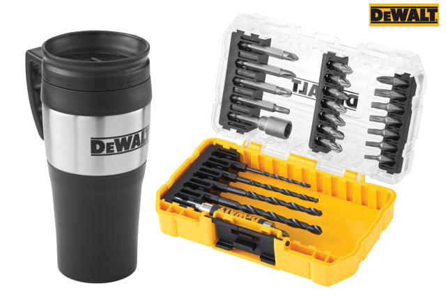 DEWALT DT70707 Drill Drive Set, 25 Piece + Mug