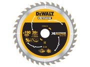 DEWALT XR FlexVolt Circular Saw Blade 190 x 30mm x 36T