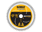 DEWALT XR FlexVolt Circular Saw Blade 216 x 30mm x 60T