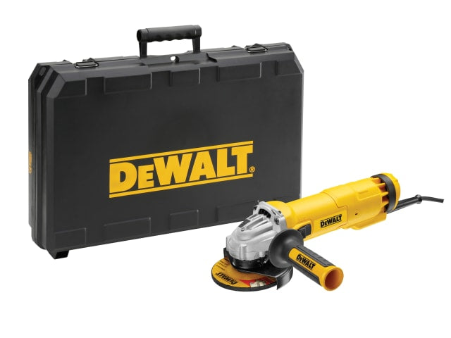 DEWALT DWE4206K Mini Grinder 115mm & Kitbox 1010W 110V