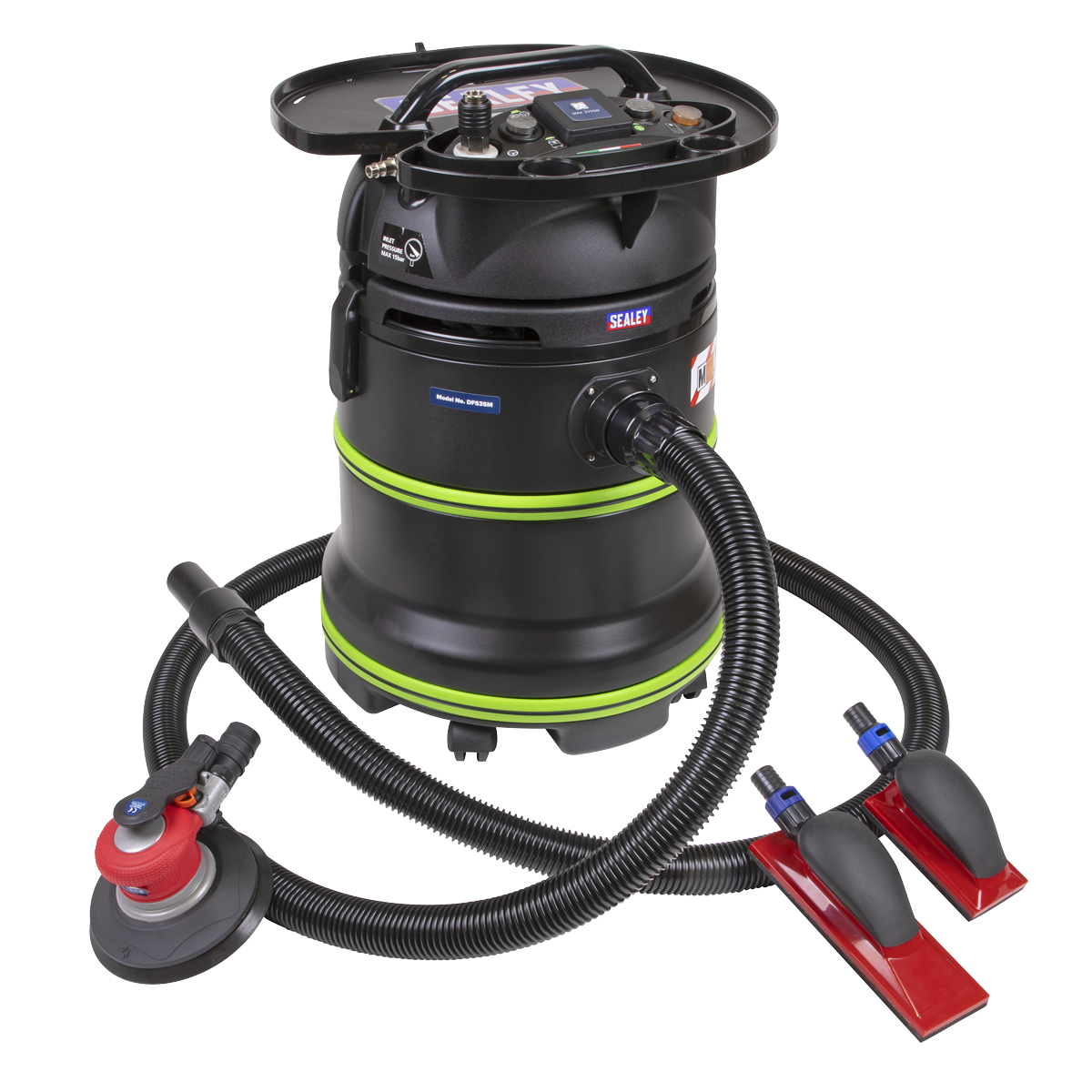 Sealey M Class Dust Free Sanding Kit with Air Palm Sander