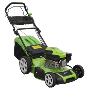 Sealey Dellonda Self Propelled Petrol Lawnmower Grass Cutter, 144cc 18"/46cm 4-Stroke