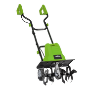 Sealey Dellonda Electric Tiller/Cultivator, 1500W Rotavator for Digging Garden Soil, Electric Weeder 40cm Working Width, 6 Blades, 10m Power Cable, Foldable Frame