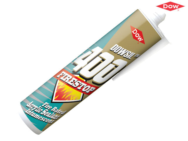 Dowsil Firestop 400 Acrylic Sealant White 380ml