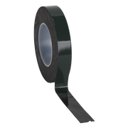 Sealey Double-Sided Adhesive Foam Tape 25mm x 10m Green Backing