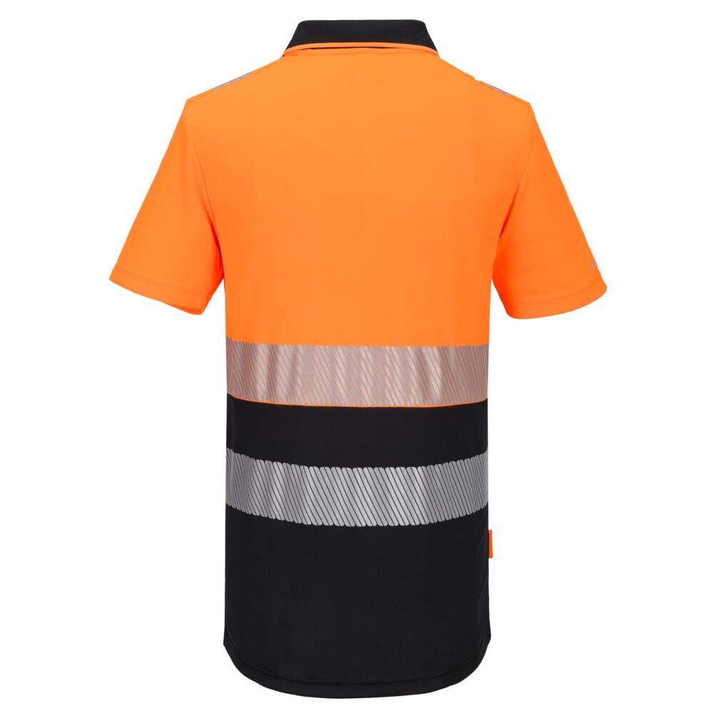 Portwest DX4 Hi-Vis Zip Class 1 Polo Shirt S/S
