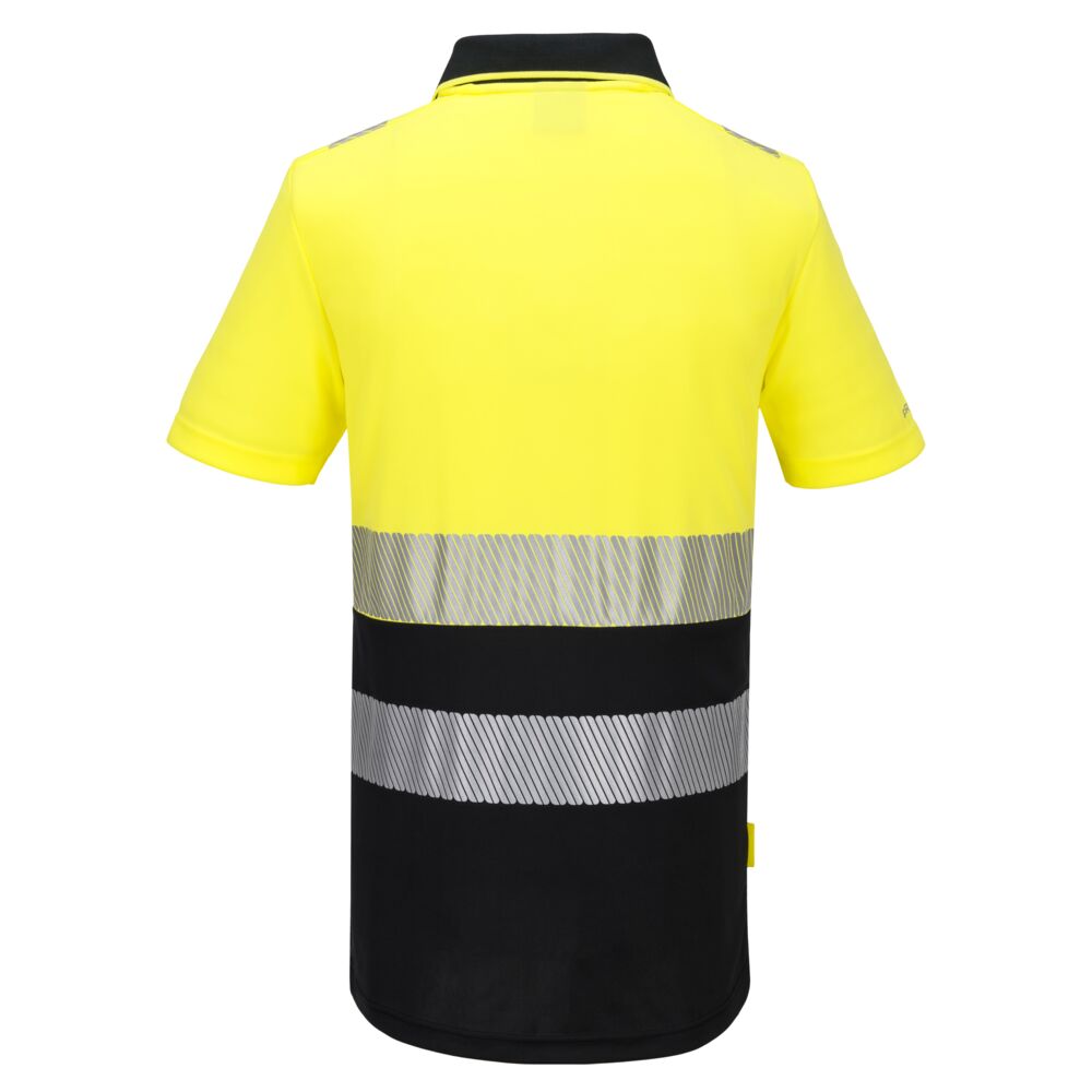 Portwest DX4 Hi-Vis Zip Class 1 Polo Shirt S/S