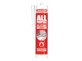 EVO-STIK 112902 All Purpose Flex Silicone Sealant White C20