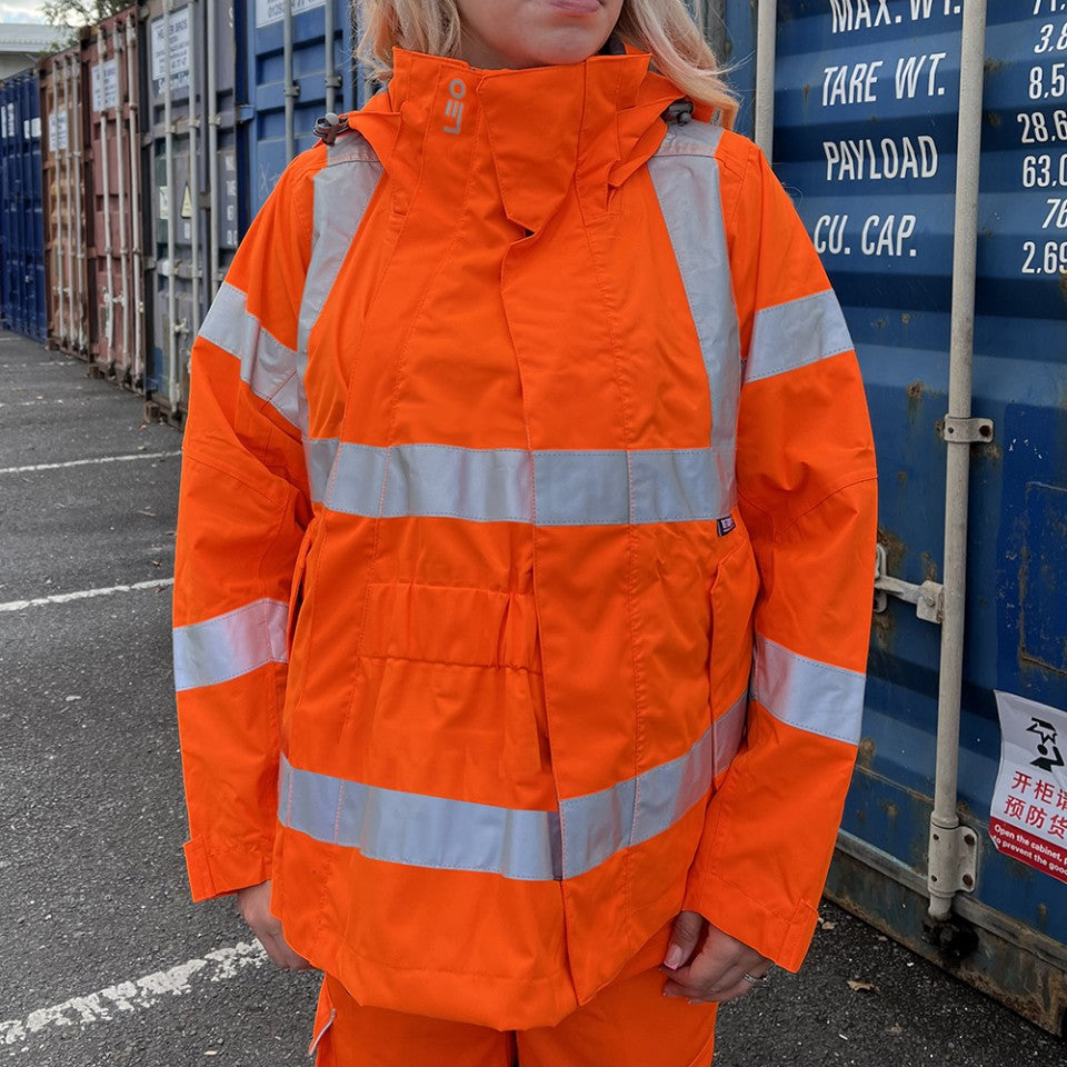 Leo Workwear Rosemoor Womens Jacket with Maternity Expander Cl 3