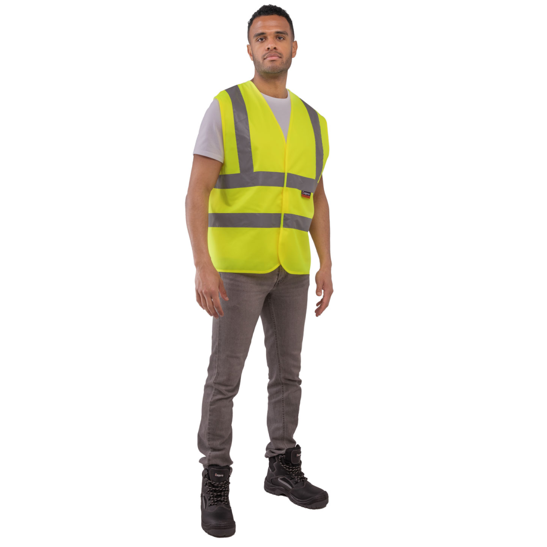 Espro High Visibility Waistcoat Velcro Fastening EN20471