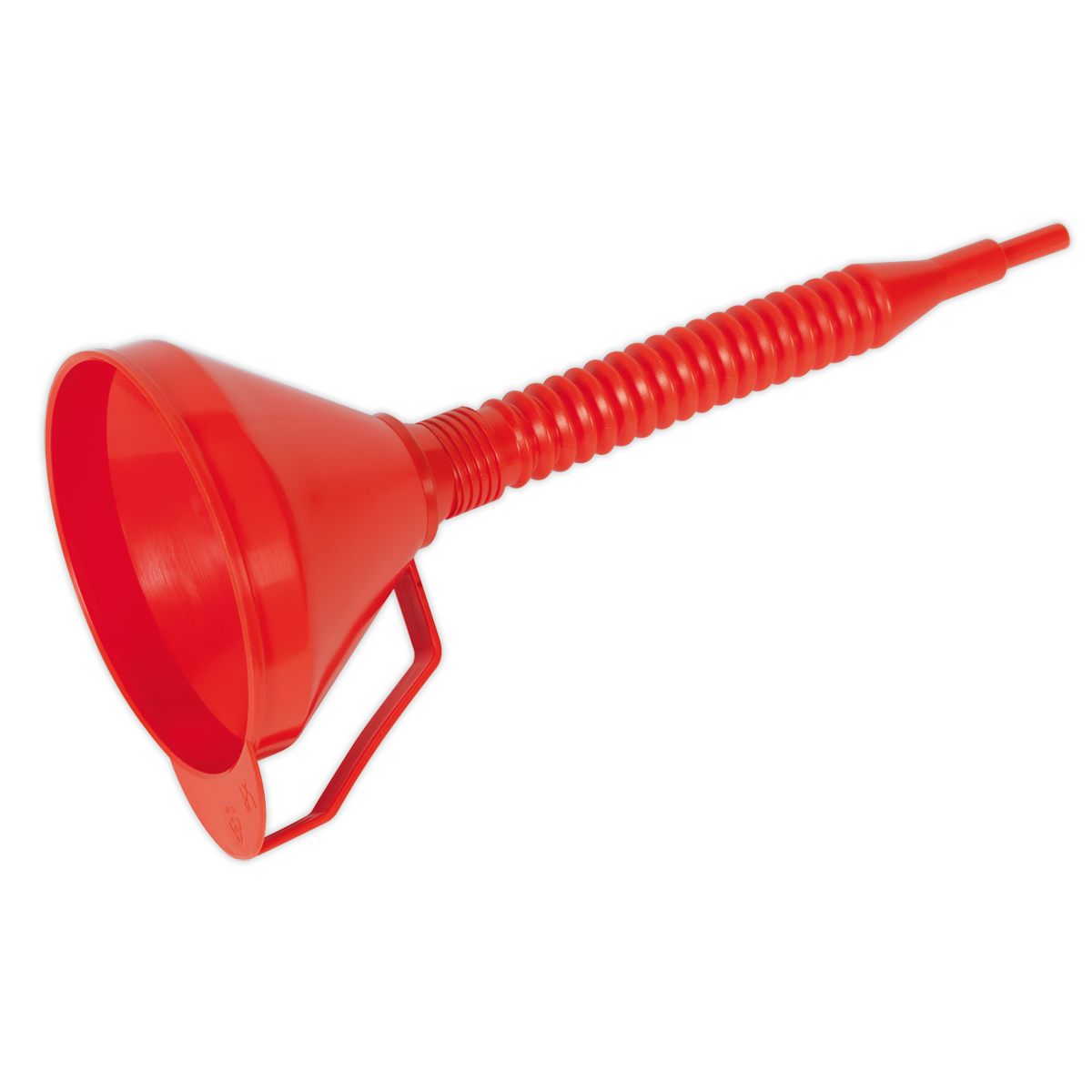 Sealey Funnel with Flexible Spout & Filter Medium Ø160mm