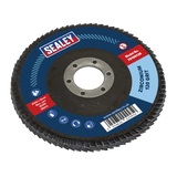 Sealey Flap Disc Zirconium Ø100mm Ø16mm Bore 120Grit