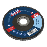 Sealey Flap Disc Zirconium Ø125mm Ø22mm Bore 80Grit