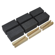 Sealey Floor Grinding Block 50 x 50 x 100mm 12Grit - Pack of 6
