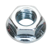 Sealey Flange Nut Serrated M8 Zinc Pack of 100