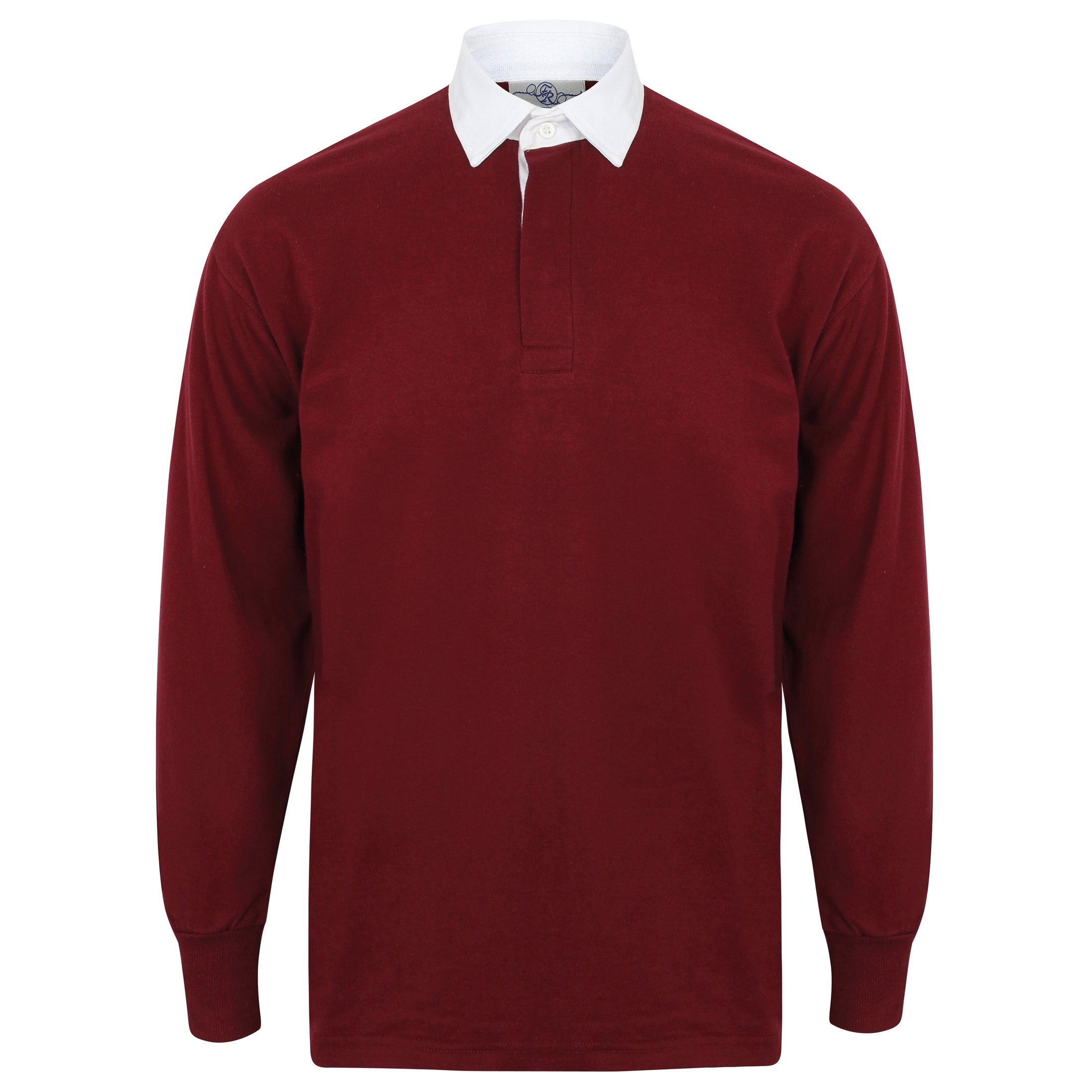 Front Row Long Sleeve Plain Rugby Shirt