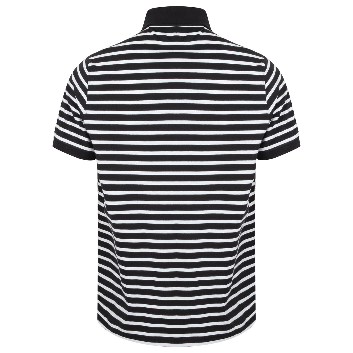 Front Row Striped Jersey Polo Shirt