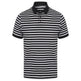 Front Row Striped Jersey Polo Shirt