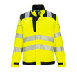 Portwest PW3 FR Hi-Vis Work Jacket #colour_yellow-black