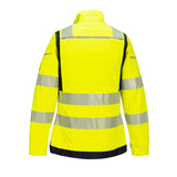 Portwest PW3 FR Hi-Vis Women's Work Jacket #colour_yellow-black