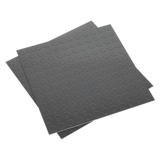 Sealey Vinyl Floor Tile with Peel & Stick Backing - Silver Coin Pack of 16