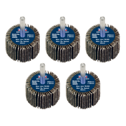 Sealey Flap Wheel Ø40 x 30mm 60Grit Ø6mm Shaft - Pack of 5