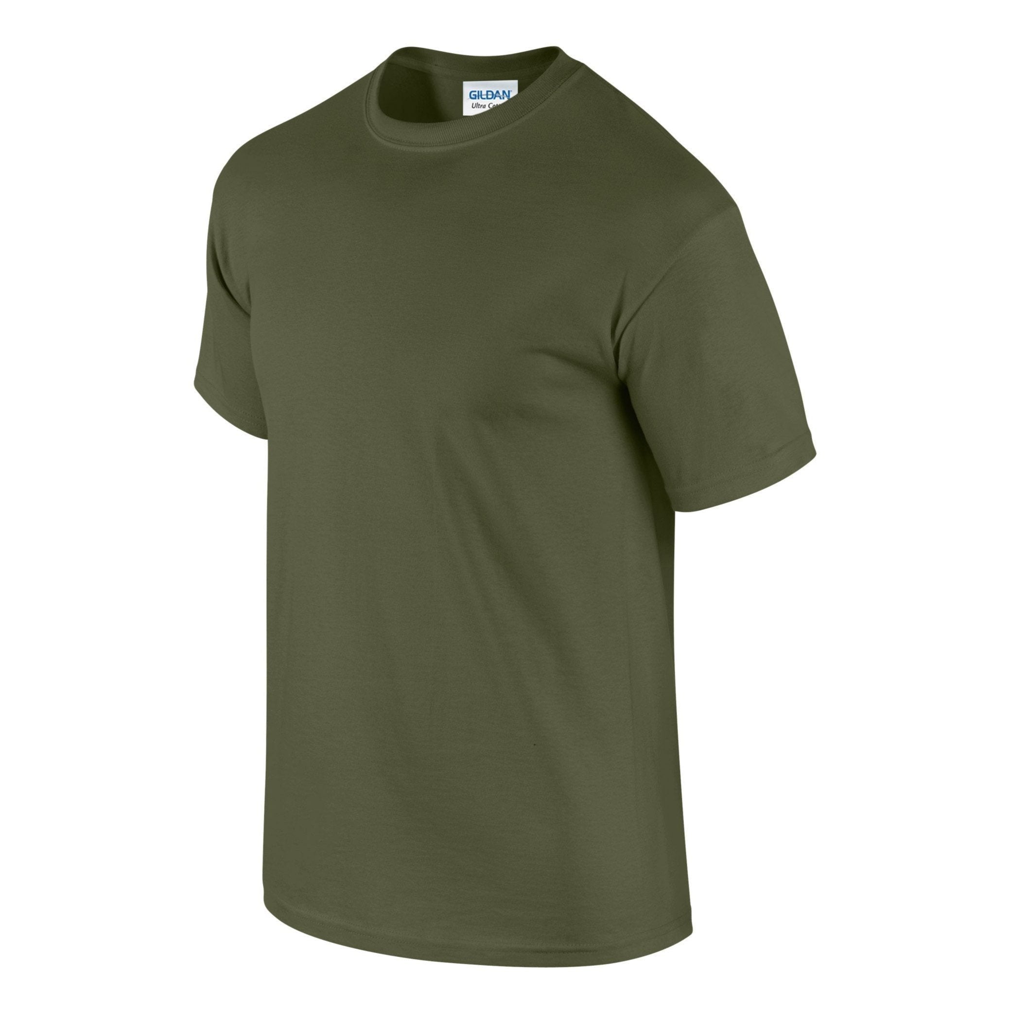 Gildan Ultra Cotton Adult T-Shirt - Military Green