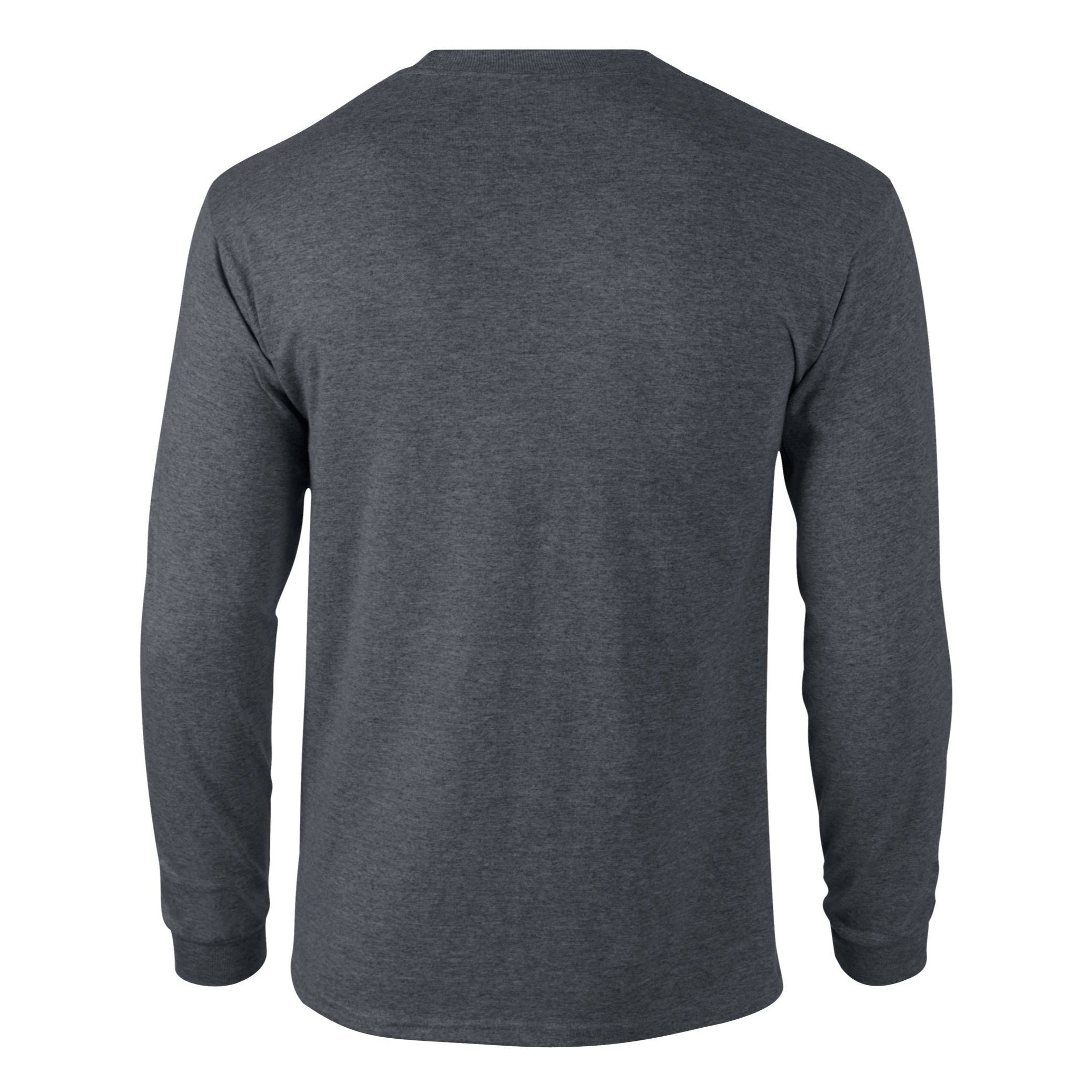 Gildan Ultra Cotton Adult Long Sleeve T-Shirt - Dark Heather