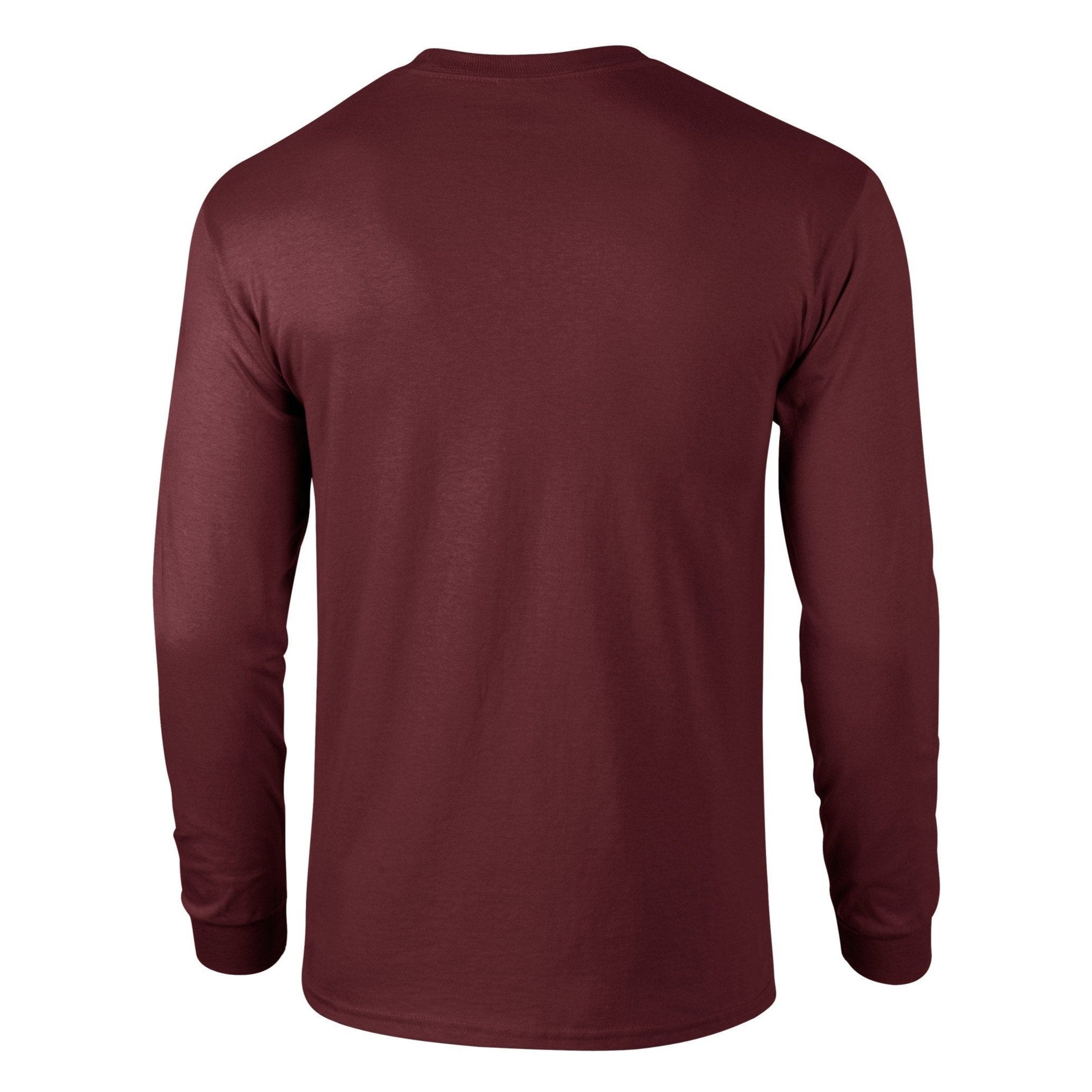 Gildan Ultra Cotton Adult Long Sleeve T-Shirt - Maroon