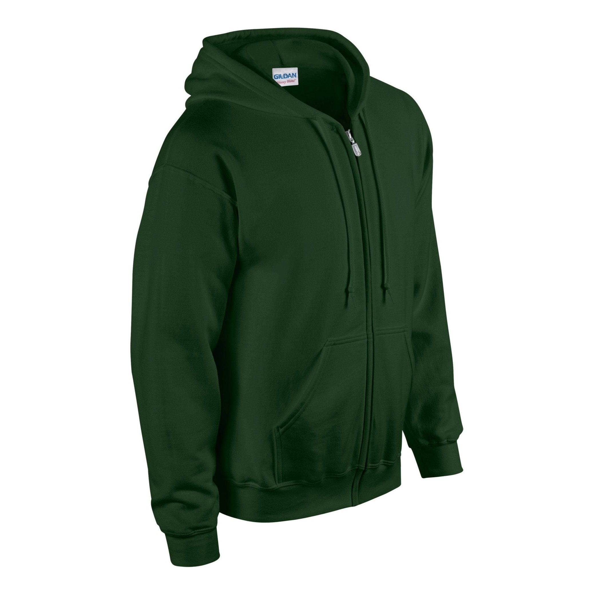 Gildan Heavy Blend Full Zip Hooded Sweatshirt - Forest