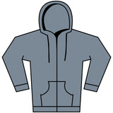 Gildan Softstyle Midweight Fleece Adult Full-Zip Hooded Sweatshirt