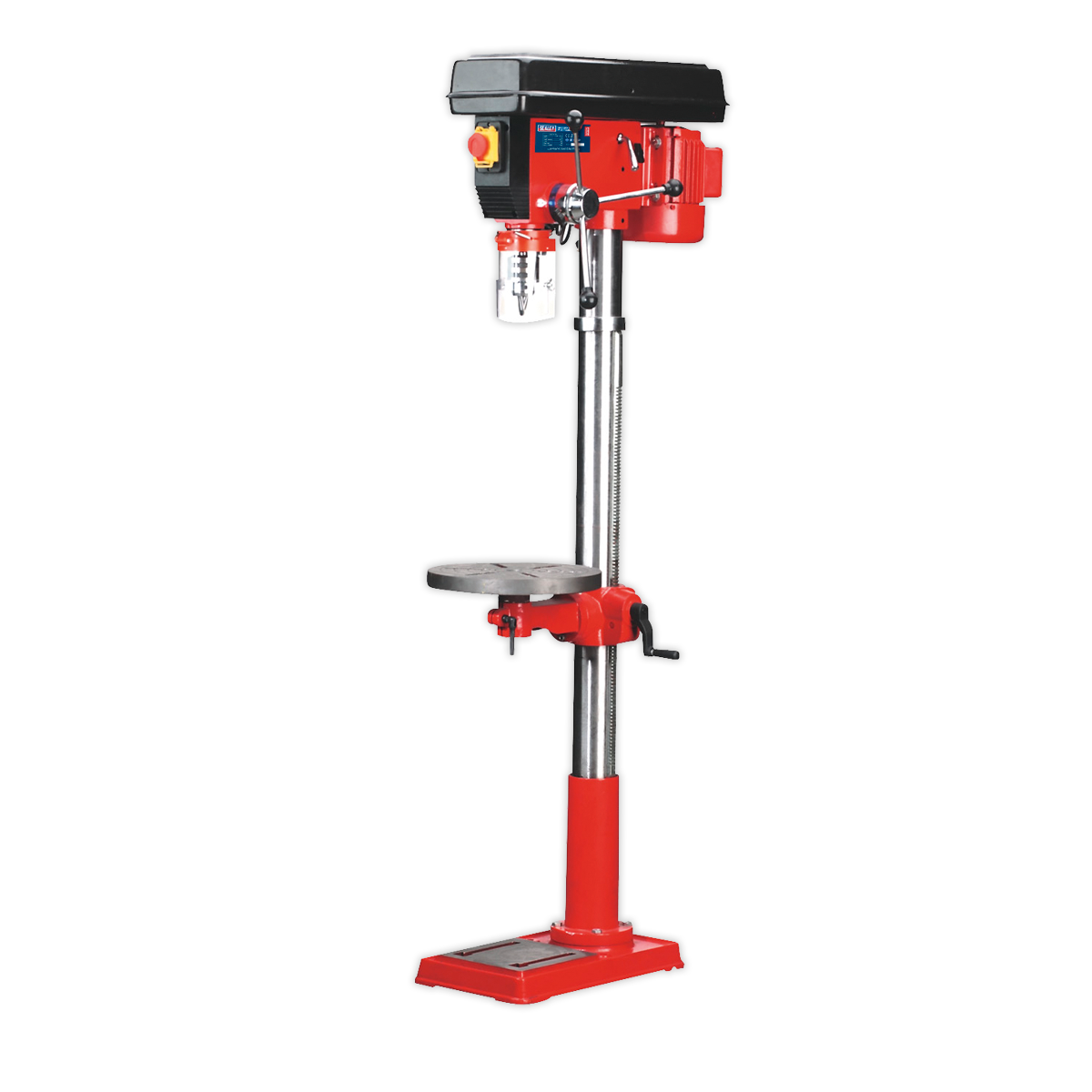 Sealey Pillar Drill Floor 16-Speed 1630mm Height 650W/230V