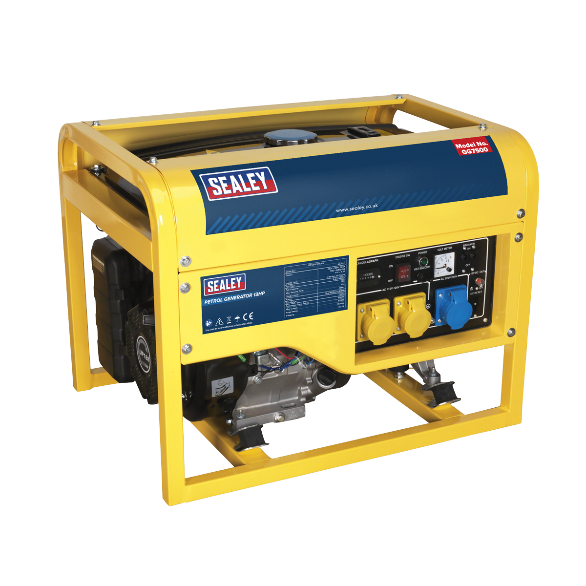 Sealey Generator 6000W 110/230V 13hp