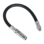 Sealey Rubber Delivery Hose with 4-Jaw Connector Flexible 300mm 1/8"BSP Gas