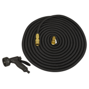 Sealey Ø17mm Expandable Garden Hose Black 15m Premium
