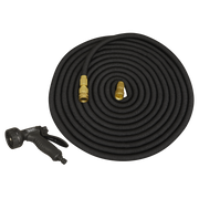 Sealey Ø17mm Expandable Garden Hose Black 30m Premium