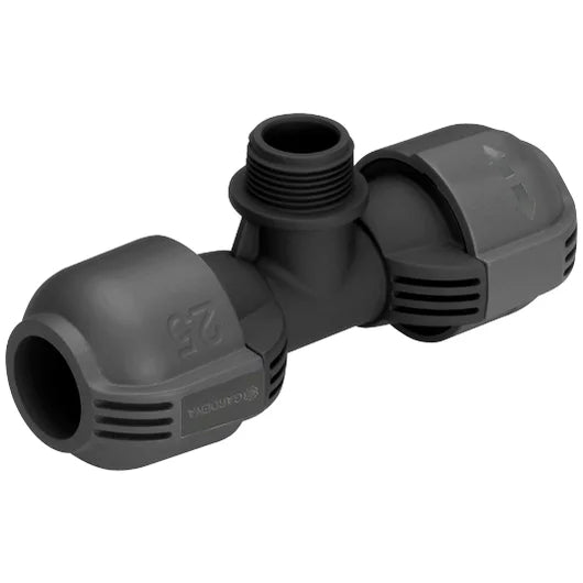 Gardena T-Piece 25mm x 3/4" male thread