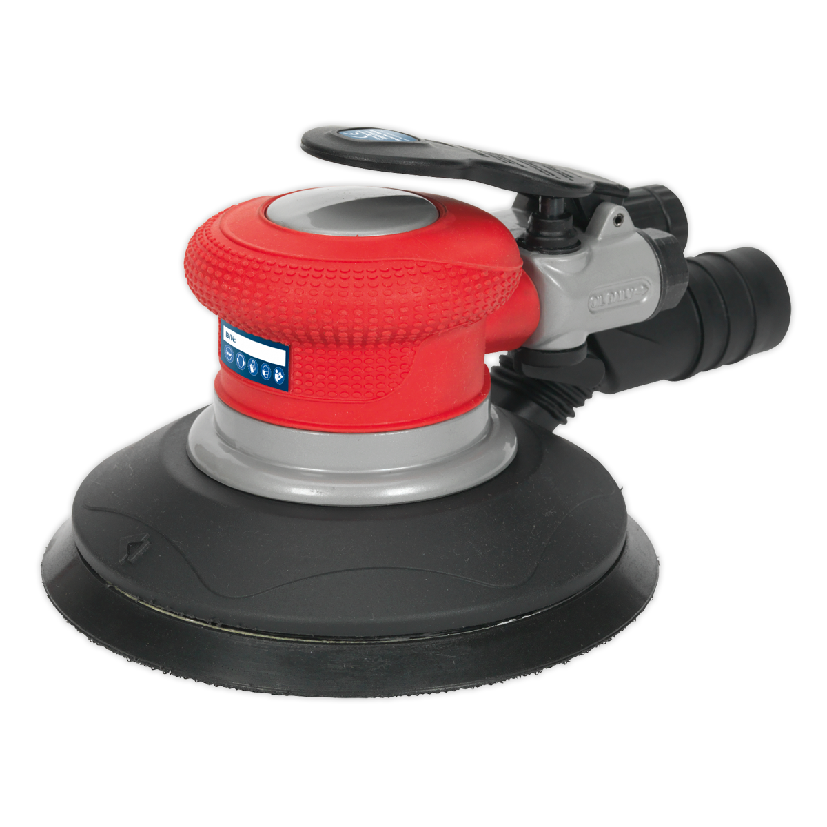 Sealey Air Palm Random Orbital Sander Ø150mm Dust-Free