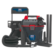 Sealey Garage Vacuum 1500W with Remote Control - Wall Mounting