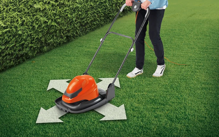 FLYMO SimpliGlide 330 – Effortless Hover Lawn Mower
