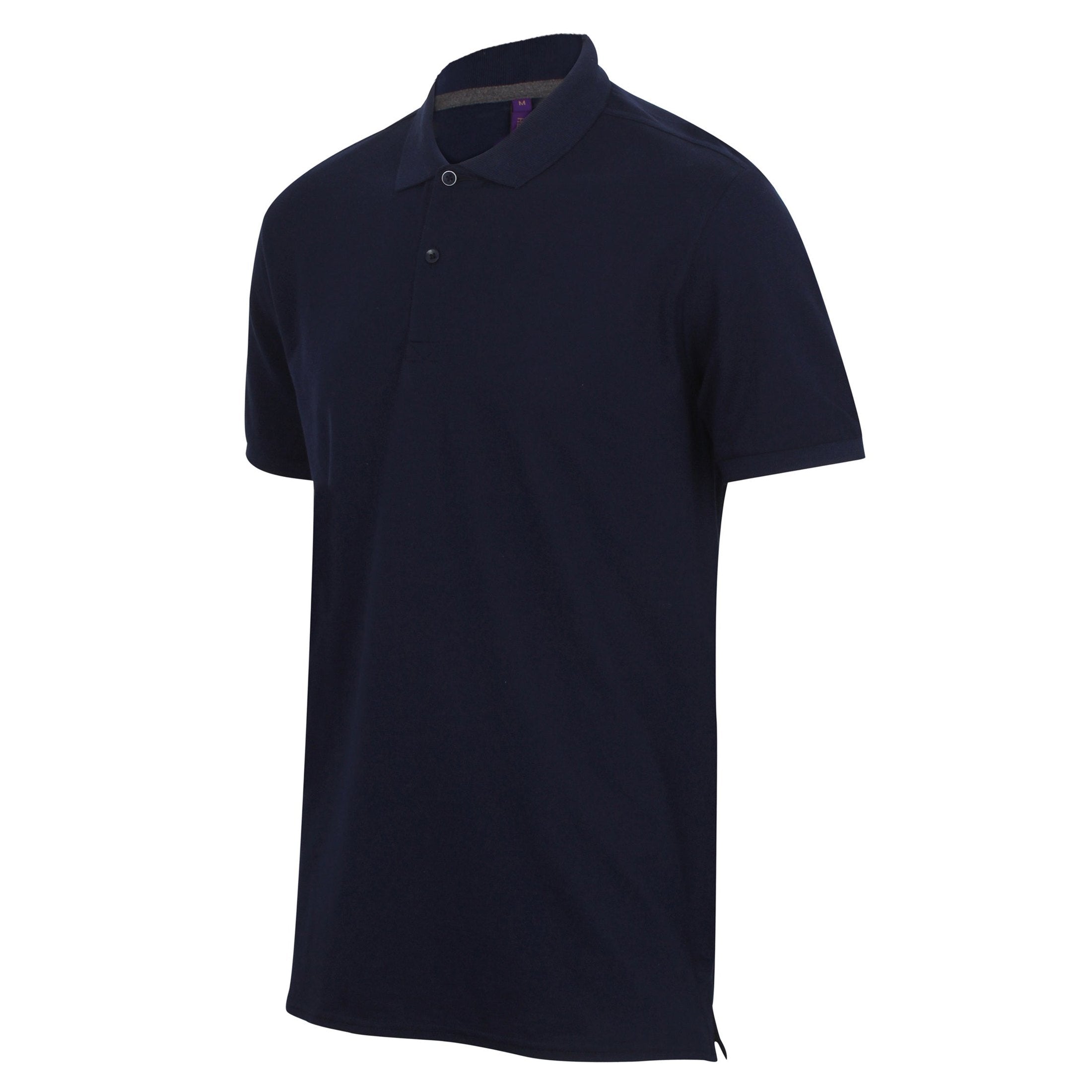 Henbury Micro-Fine Piqué Polo Shirt - Navy*